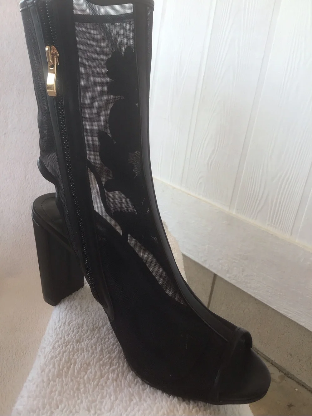 TOP Moda mesh ankle